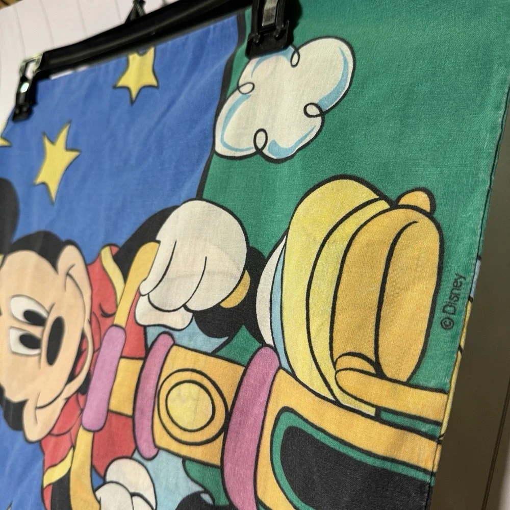 VTG Disney 90s Standard Pillowcase Mickey Mouse‎ Minnie Mouse Retro Made in USA